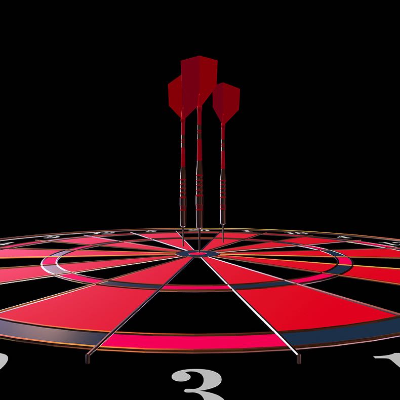 Darts board